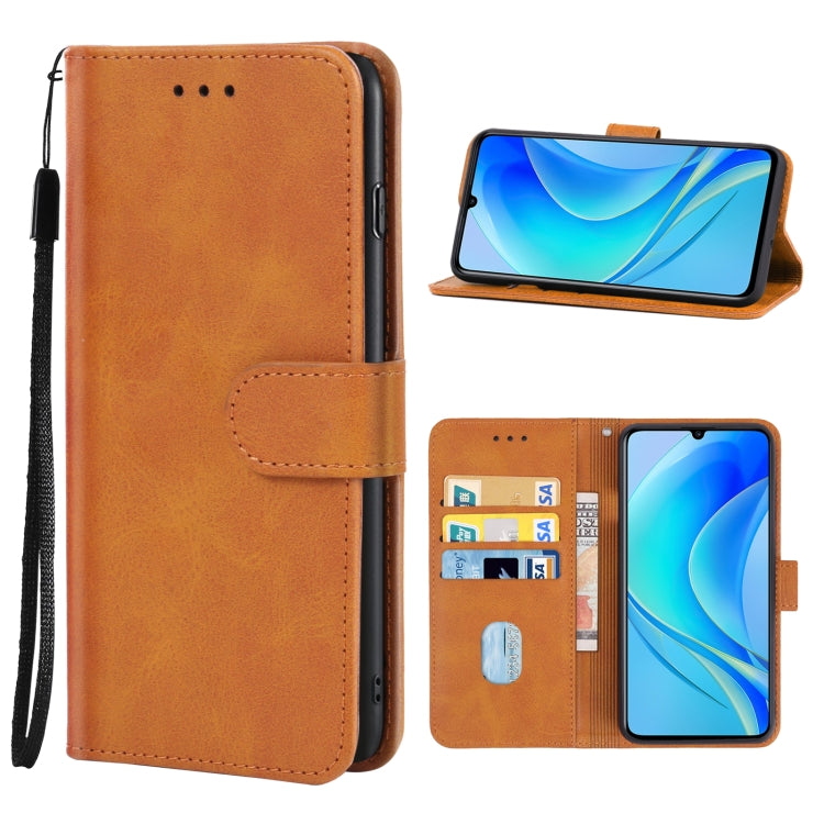For Huawei nova Y70 Leather Phone Case