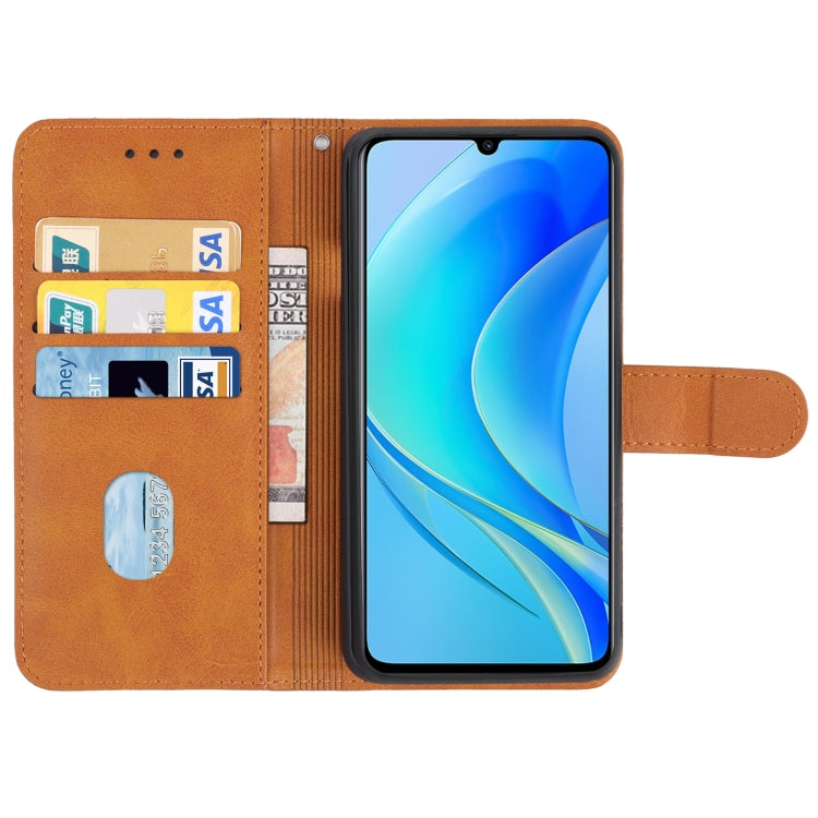For Huawei nova Y70 Leather Phone Case