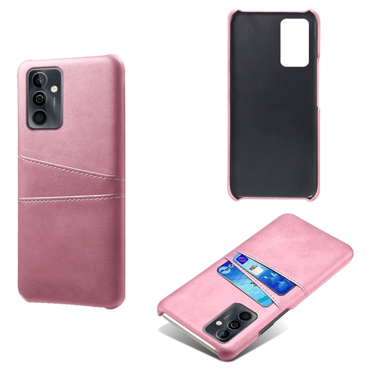 For Huawei Maimang 11 Dual Card Slots Calf Texture PC Leather Phone Case