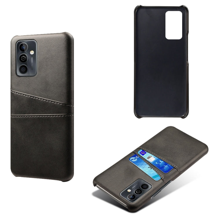 For Huawei Maimang 11 Dual Card Slots Calf Texture PC Leather Phone Case