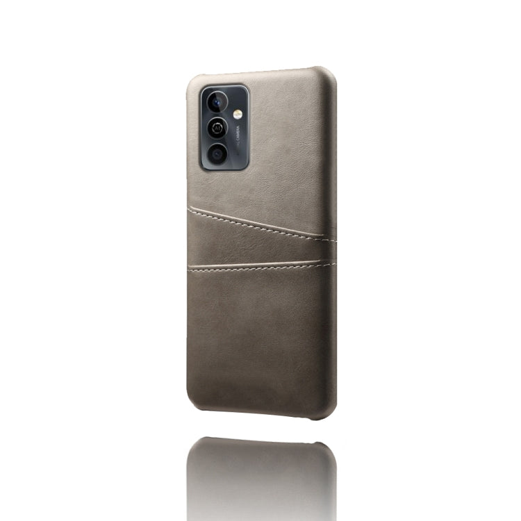 For Huawei Maimang 11 Dual Card Slots Calf Texture PC Leather Phone Case