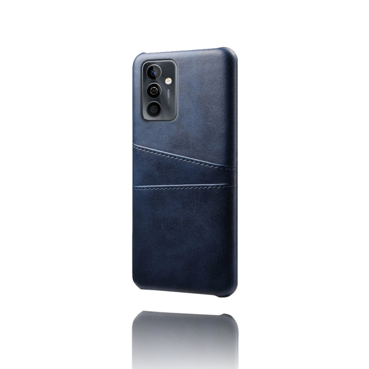 For Huawei Maimang 11 Dual Card Slots Calf Texture PC Leather Phone Case