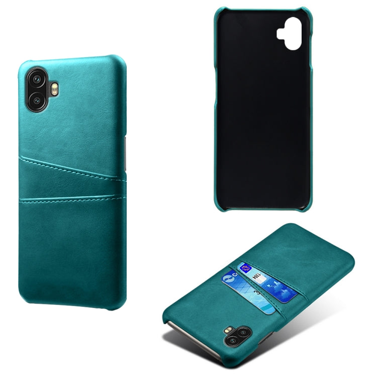 For Samsung Galaxy Xcover6 Pro Dual Card Slots Calf Texture PC Leather Phone Case