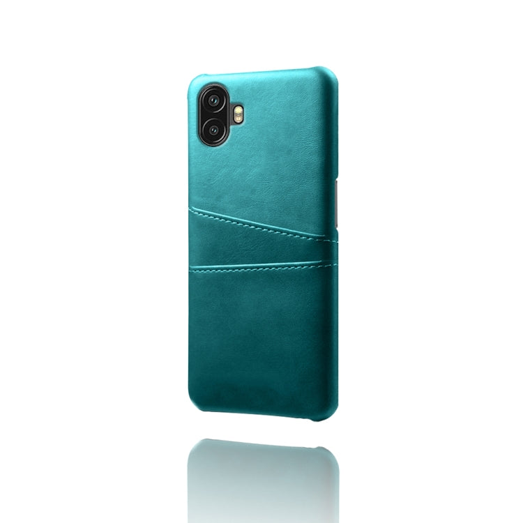 For Samsung Galaxy Xcover6 Pro Dual Card Slots Calf Texture PC Leather Phone Case