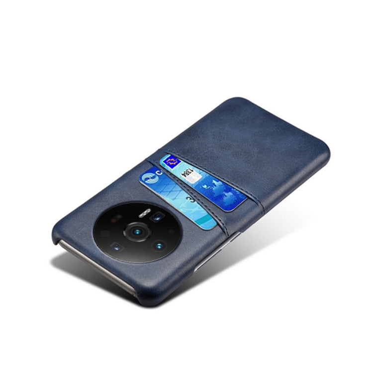 For Xiaomi 12S Ultra Dual Card Slots Calf Texture PC Leather Phone Case