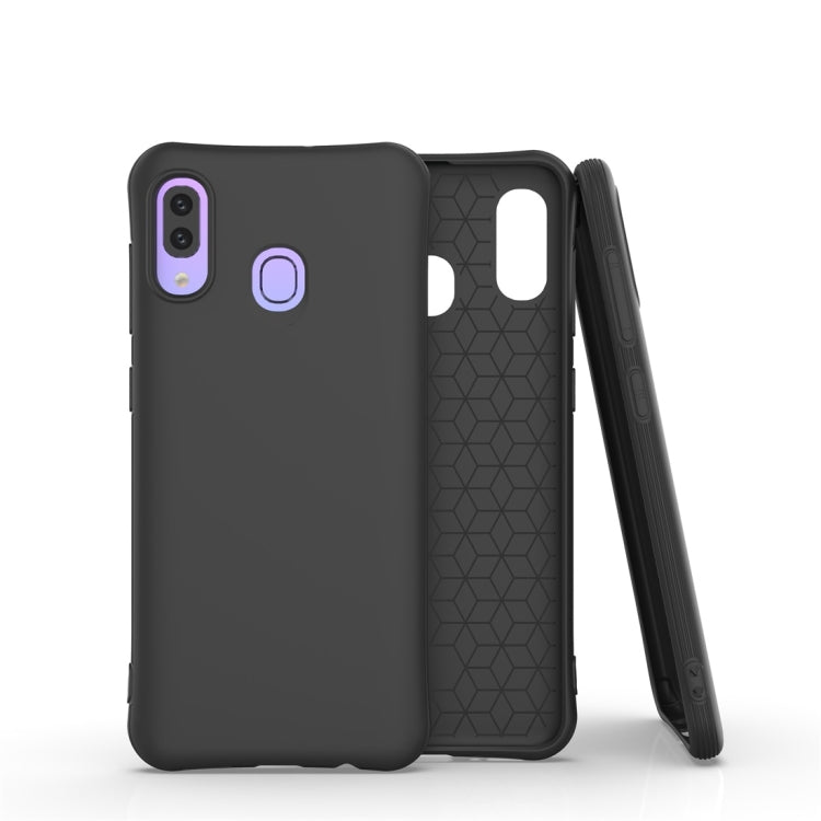 For Galaxy A30 / A20 Solid Color TPU Slim Shockproof Protective Case