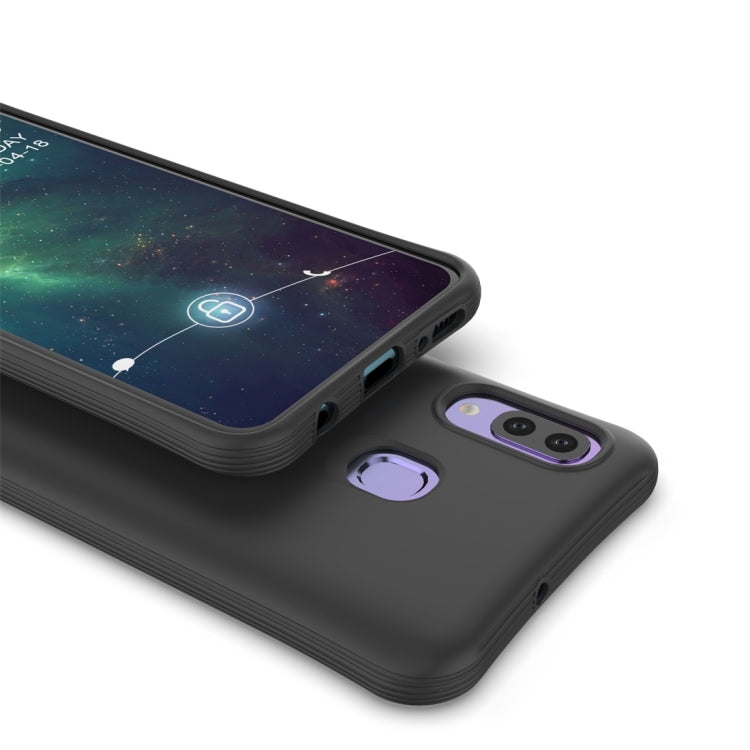 For Galaxy A30 / A20 Solid Color TPU Slim Shockproof Protective Case