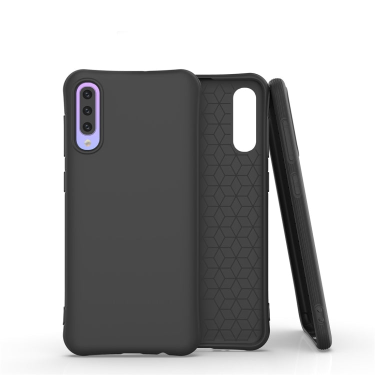 For Galaxy A50 Solid Color TPU Slim Shockproof Protective Case