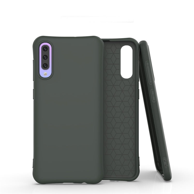 For Galaxy A50 Solid Color TPU Slim Shockproof Protective Case
