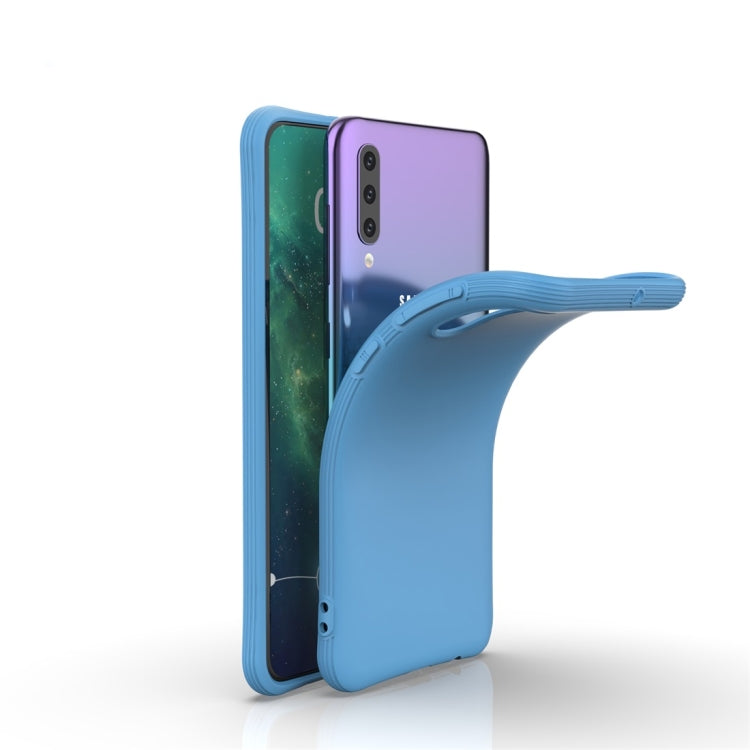 For Galaxy A50 Solid Color TPU Slim Shockproof Protective Case