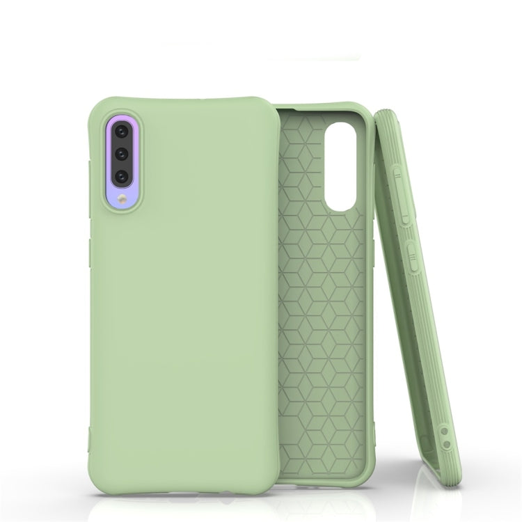 For Galaxy A50 Solid Color TPU Slim Shockproof Protective Case