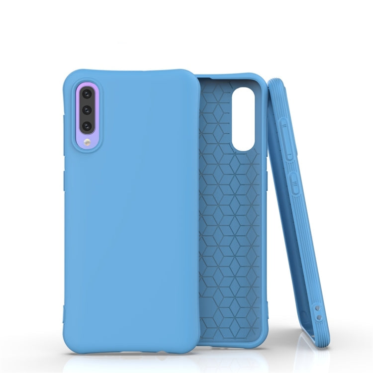 For Galaxy A50 Solid Color TPU Slim Shockproof Protective Case
