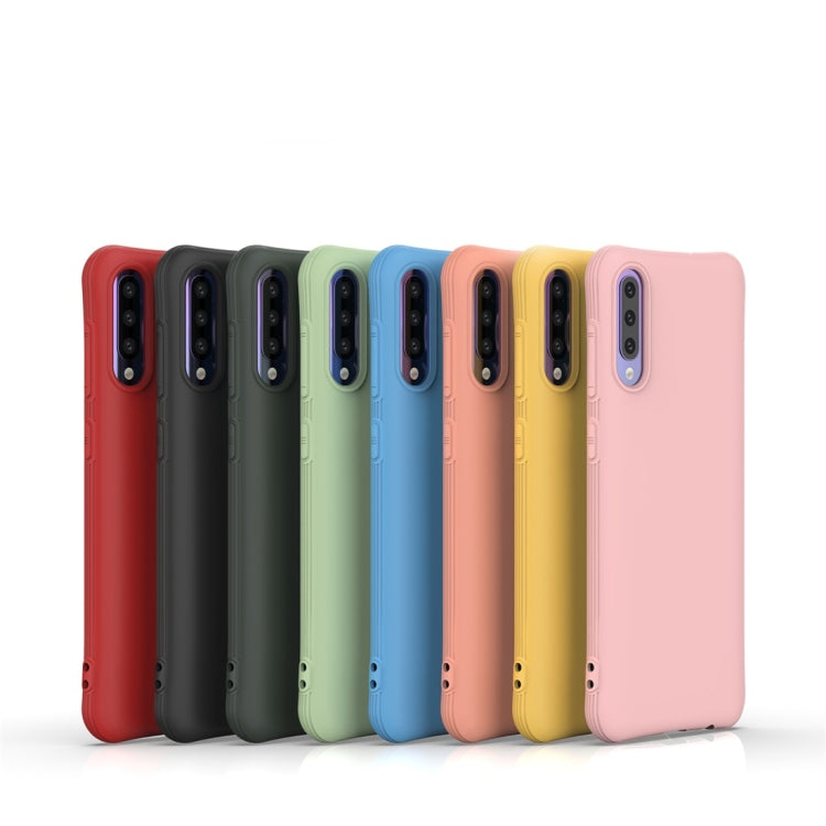 For Galaxy A50 Solid Color TPU Slim Shockproof Protective Case