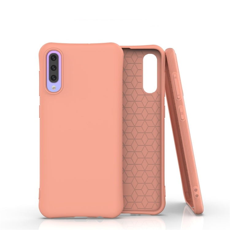 For Galaxy A50 Solid Color TPU Slim Shockproof Protective Case