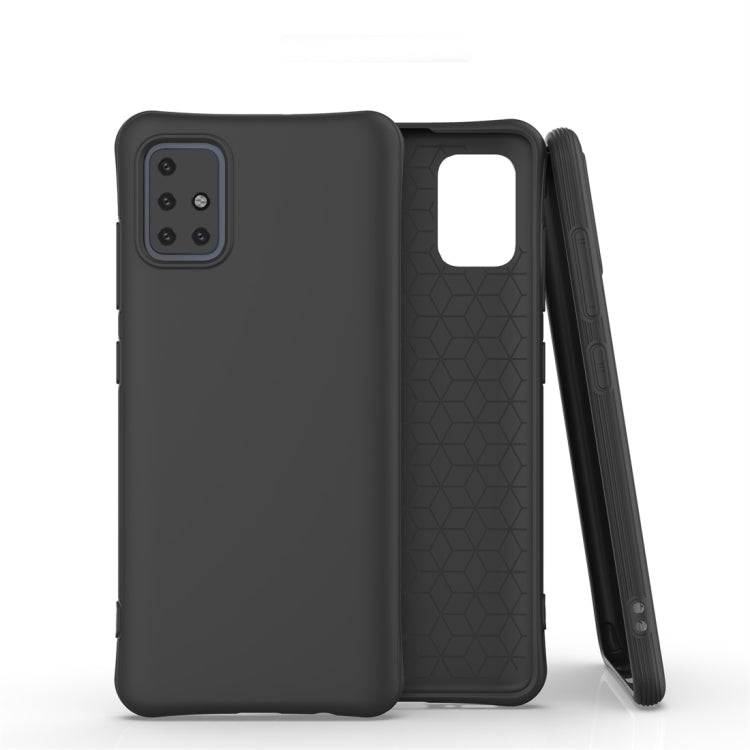 For Galaxy A51 Solid Color TPU Slim Shockproof Protective Case