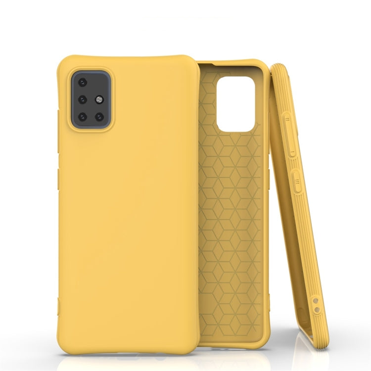 For Galaxy A51 Solid Color TPU Slim Shockproof Protective Case