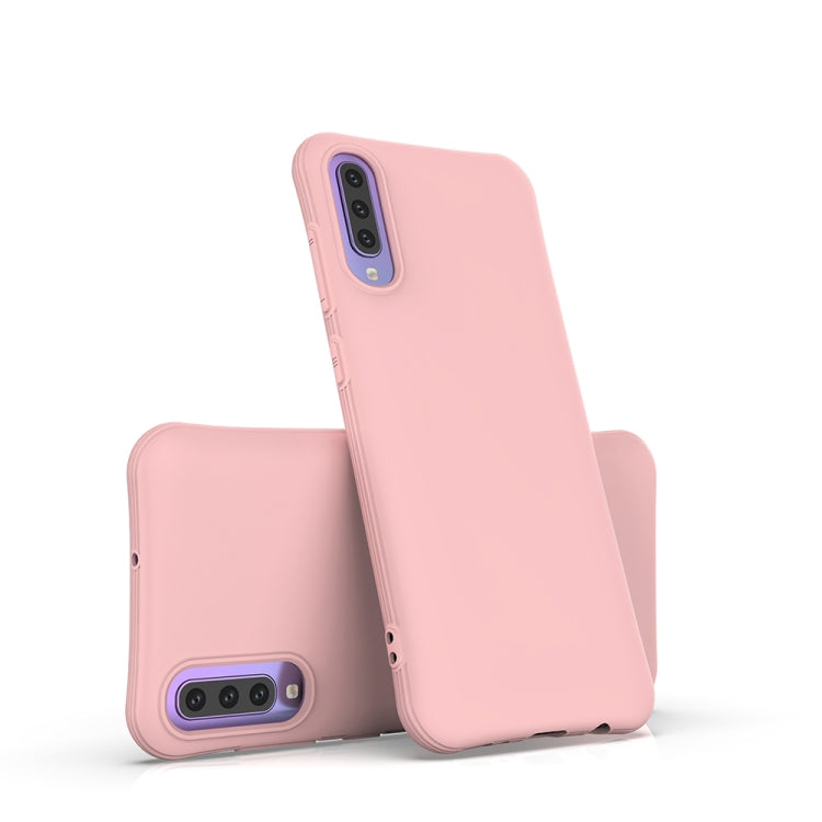 For Galaxy A70 Solid Color TPU Slim Shockproof Protective Case