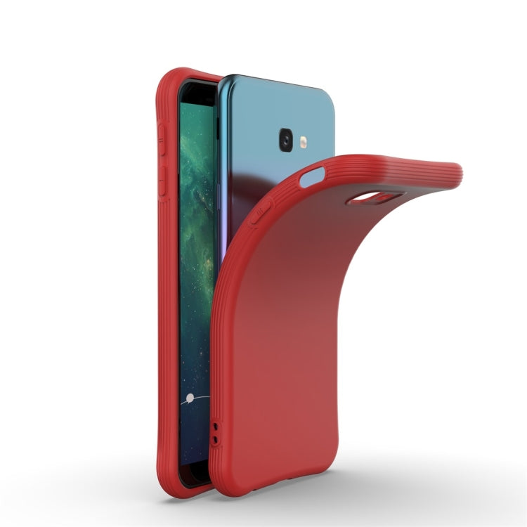 For Galaxy J4 Prime / J4 Plus Solid Color TPU Slim Shockproof Protective Case