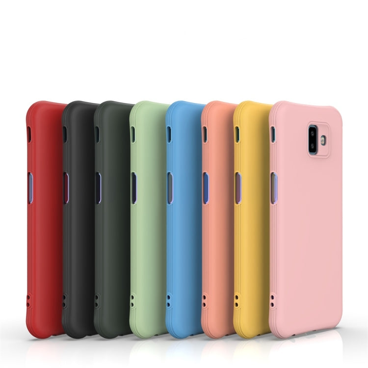 For Galaxy J6 Prime / J6 Plus Solid Color TPU Slim Shockproof Protective Case