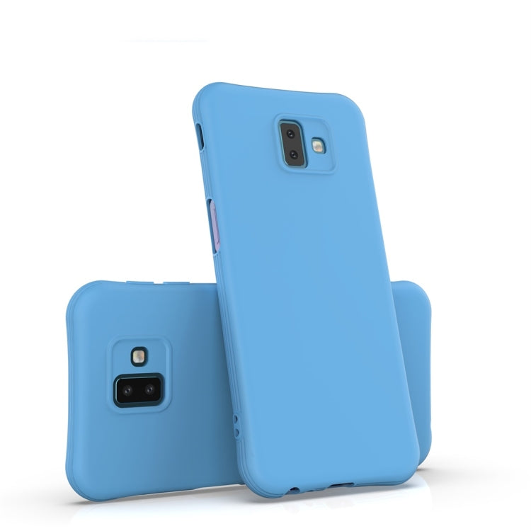 For Galaxy J6 Prime / J6 Plus Solid Color TPU Slim Shockproof Protective Case