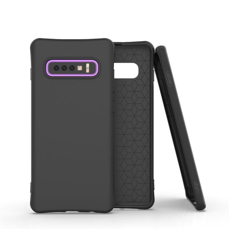 For Galaxy S10 Plus Solid Color TPU Slim Shockproof Protective Case