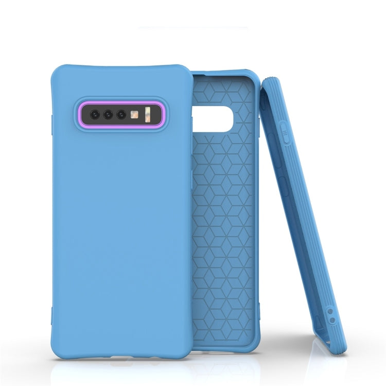 For Galaxy S10 Plus Solid Color TPU Slim Shockproof Protective Case