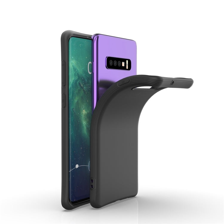 For Galaxy S10 Plus Solid Color TPU Slim Shockproof Protective Case