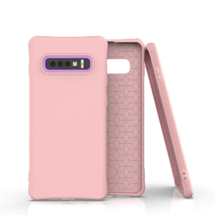For Galaxy S10 Plus Solid Color TPU Slim Shockproof Protective Case