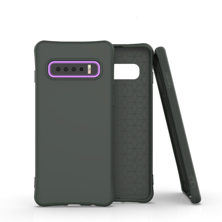 For Galaxy S10 Solid Color TPU Slim Shockproof Protective Case