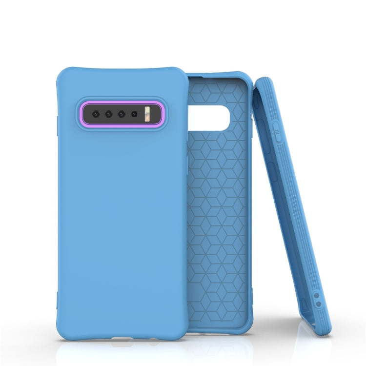 For Galaxy S10 Solid Color TPU Slim Shockproof Protective Case