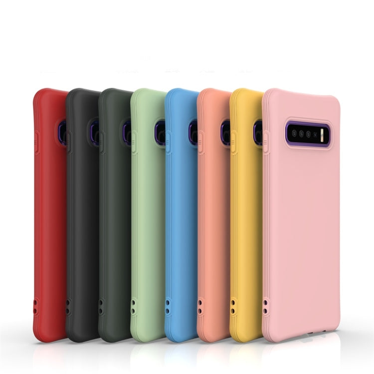 For Galaxy S10 Solid Color TPU Slim Shockproof Protective Case