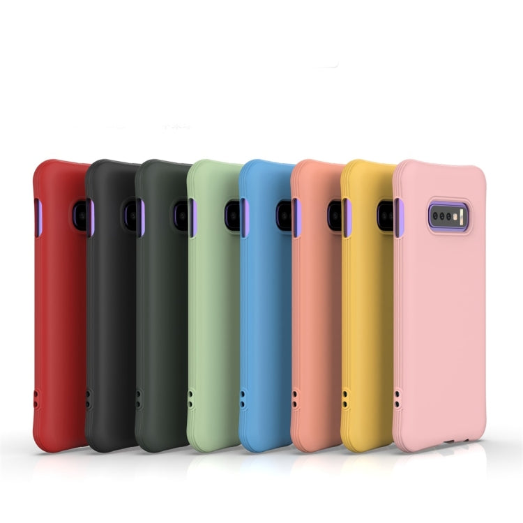 For Galaxy S10e Solid Color TPU Slim Shockproof Protective Case