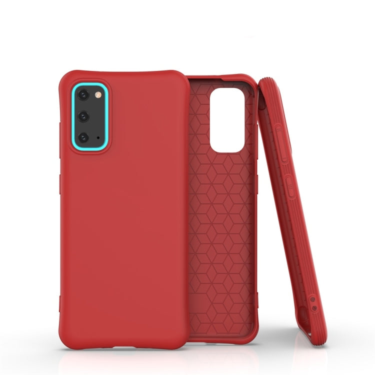 For Galaxy S20 Solid Color TPU Slim Shockproof Protective Case