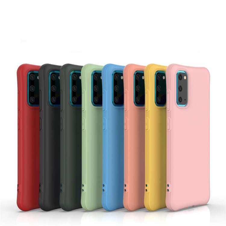 For Galaxy S20 Solid Color TPU Slim Shockproof Protective Case
