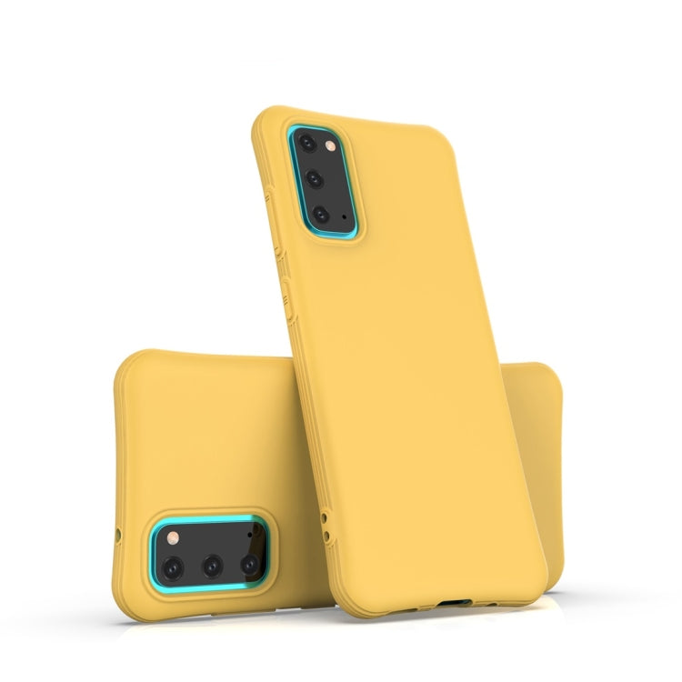 For Galaxy S20 Solid Color TPU Slim Shockproof Protective Case