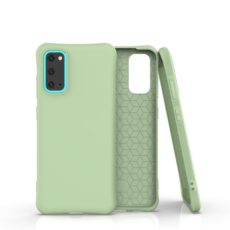 For Galaxy S20 Solid Color TPU Slim Shockproof Protective Case