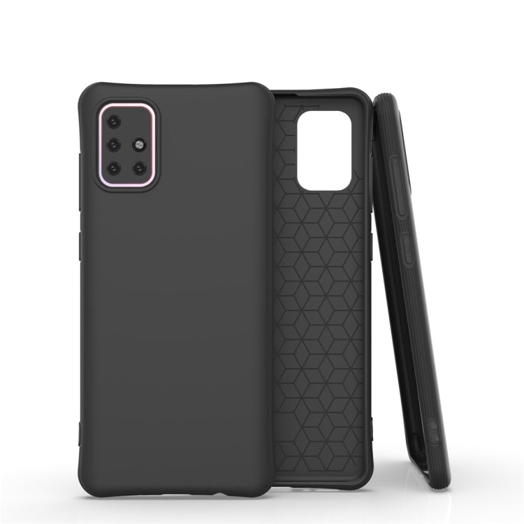 For Galaxy A71 Solid Color TPU Slim Shockproof Protective Case