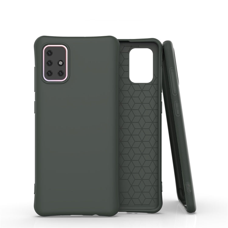 For Galaxy A71 Solid Color TPU Slim Shockproof Protective Case