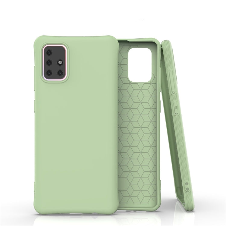 For Galaxy A71 Solid Color TPU Slim Shockproof Protective Case