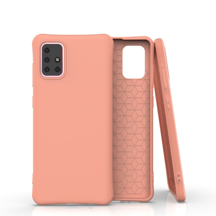 For Galaxy A71 Solid Color TPU Slim Shockproof Protective Case