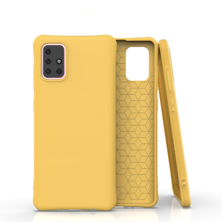 For Galaxy A71 Solid Color TPU Slim Shockproof Protective Case