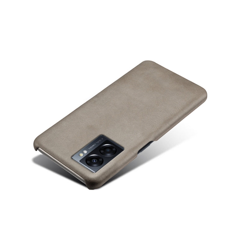 For OPPO A57 5G Calf Texture PC + PU Phone Case