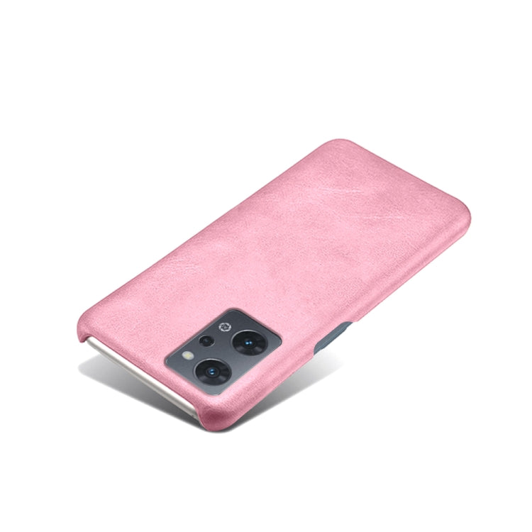 For OPPO Reno7 A Calf Texture PC + PU Phone Case