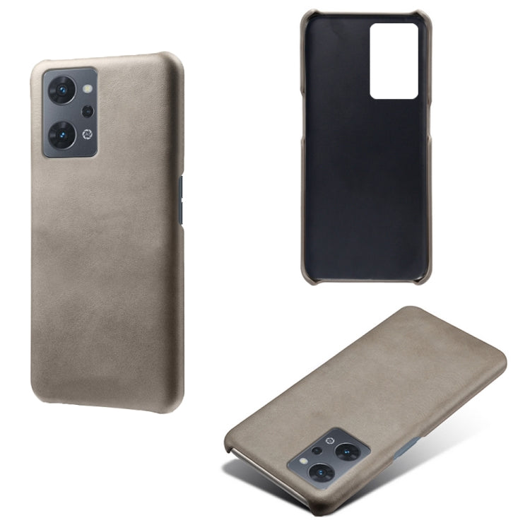 For OPPO Reno7 A Calf Texture PC + PU Phone Case