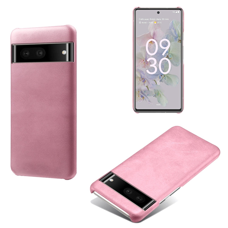 For Google Pixel 6a Calf Texture PC + PU Phone Case