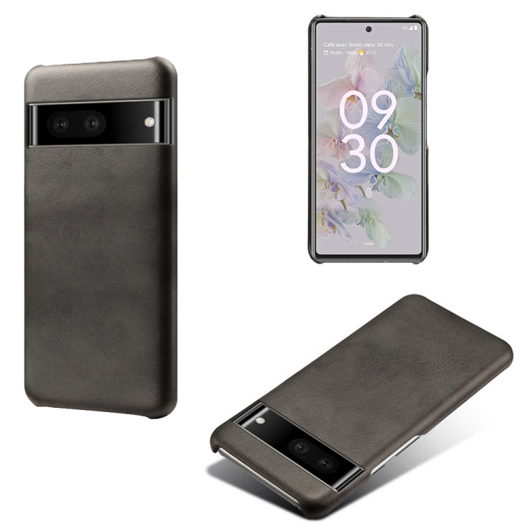 For Google Pixel 6a Calf Texture PC + PU Phone Case