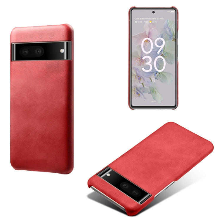 For Google Pixel 6a Calf Texture PC + PU Phone Case