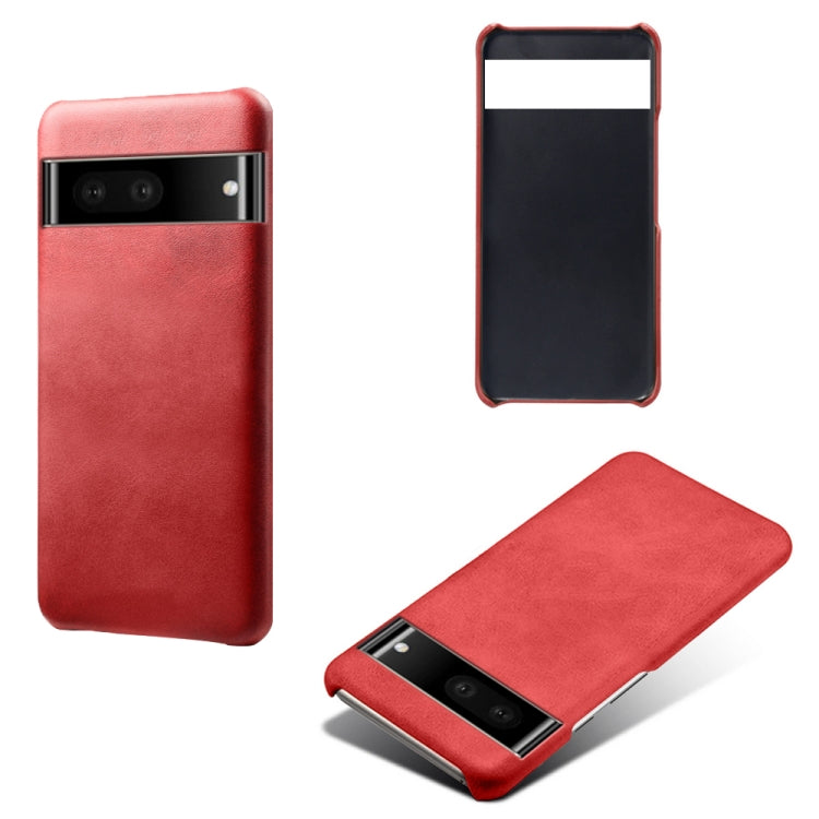 For Google Pixel 6a Calf Texture PC + PU Phone Case