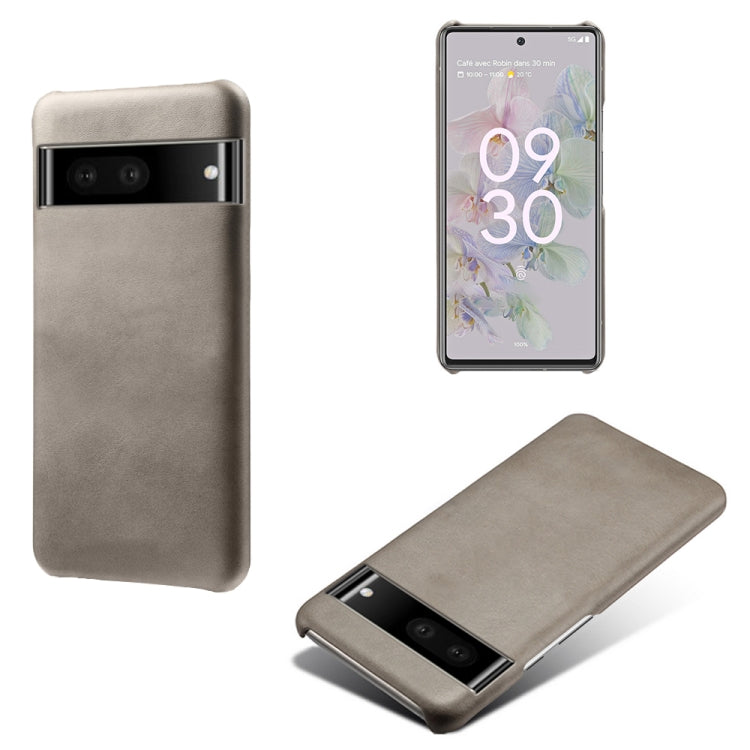 For Google Pixel 6a Calf Texture PC + PU Phone Case