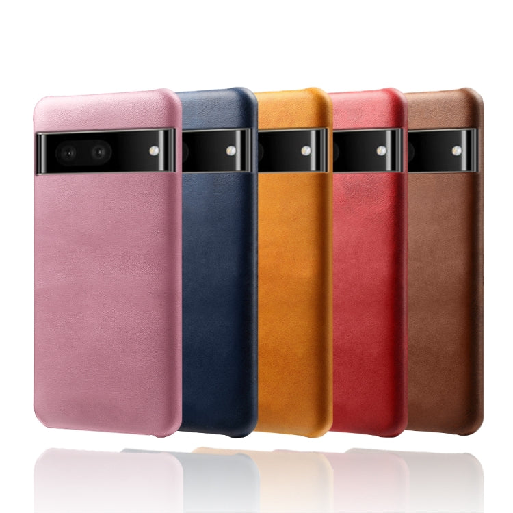 For Google Pixel 6a Calf Texture PC + PU Phone Case
